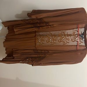 Long sleeve blouse cardigan